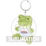 Sallie Plush frog, keyring