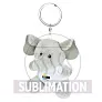 Hugo Plush elephant, keyring