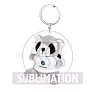 Lewis Plush racoon, keyring