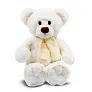 Monty White Plush teddy bear