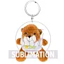 Hazel Plush teddy bear, keyring
