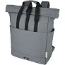 Joey 15” GRS recycled canvas rolltop laptop backpack 15L