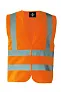 "HANNOVER" SAFETY / FUNCTIONAL VEST - FOUR REFLECTIVE STRIPES - Korntex