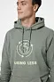  Iqoniq Torres recycled cotton hoodie undyed, natural raw - iqoniq