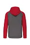 UNISEX TWO-TONE ZIPPED HOODED FLEECE JACKET - Proact