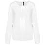  LADIES' LONG-SLEEVED CREPE BLOUSE - 85 g/m² - Kariban