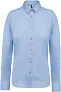  LADIES’ LONG-SLEEVED COTTON POPLIN SHIRT - Kariban