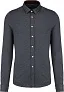  LONG-SLEEVED JACQUARD KNIT SHIRT - Kariban