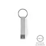  Keyring, recycled aluminium bottle opener