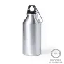  Recycled aluminium sports bottle 400 ml, carabiner