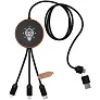 SCX.design C40 5-in-1 rPET light-up logo charging cable and 10W charging pad - SCX.design