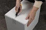  Refillable RCS recycled plastic snap-off knife - XD Collection