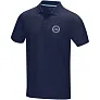 Graphite short sleeve men’s GOTS organic polo - Elevate NXT