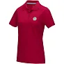 Graphite short sleeve women’s GOTS organic polo - Elevate NXT