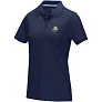 Graphite short sleeve women’s GOTS organic polo - Elevate NXT