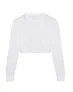  WOMEN'S L/S CROPPED T - Just Ts