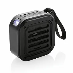 3W RCS recycled plastic wireless sunwave solar speaker - XD Collection