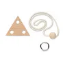 NERVE Wooden brain teaser triangle
