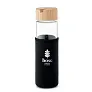 TINAROO Glass bottle bamboo lid 600ml