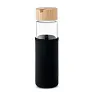 TINAROO Glass bottle bamboo lid 600ml
