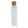  Wood RCS certified recycled stainless steel vacuum bottle - XD Collection