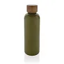  Wood RCS certified recycled stainless steel vacuum bottle - XD Collection