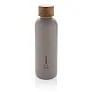  Wood RCS certified recycled stainless steel vacuum bottle - XD Collection