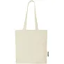 Madras 140 g/m2 GRS recycled cotton tote bag 7L
