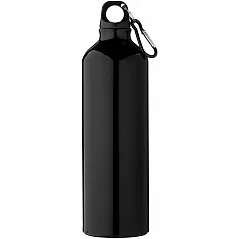 770 ml RCS certified recycled aluminium water bottle with carabiner