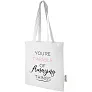 Madras 140 g/m2 GRS recycled cotton tote bag 7L