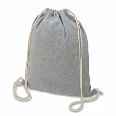 cotton backpack grey