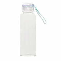 glass water bottle 500 ml transparent