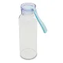 AZURE glass water bottle 500 ml transparent