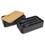 VICTOR dupla kutija za ručak, crna