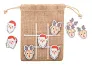 Juxo Christmas tic-tac-toe, Santa Claus & reindeer