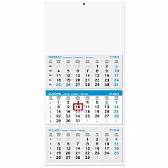 "Poslovni SIVO-PLAVI" trodjelni kalendar