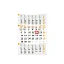  "Poslovni NARANČASTI" three month calendar, 12 sheets, format: 29,5x62cm, PVC bag, date indicator, P/50 NOT BOUND