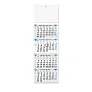  "Business BLUE-GREY" four part calendar
