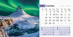 "BISERI SVIJETA" 13 list., dim: 20,5x14,5 cm, stolni kalendar, koverta, P/100