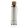  Wood RCS certified recycled stainless steel vacuum bottle - XD Collection