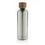  Wood RCS certified recycled stainless steel vacuum bottle - XD Collection