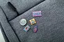 Read metal badge