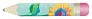Sharpy 12 12 cm ruler, pencil