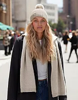 Poklon set pleteni šala i kapa - Beechfield