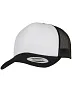  Classic Curved Foam Trucker Cap – White Front - Flexfit