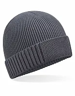 Organic Cotton Engineered Patch Beanie - Beechfield