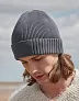  Organic Cotton Engineered Patch Beanie - Beechfield
