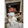 Monty White Plush teddy bear