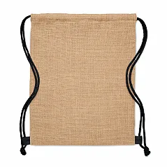 Jute drawstring bag