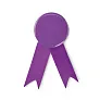 LAZO Ribbon style badge pin